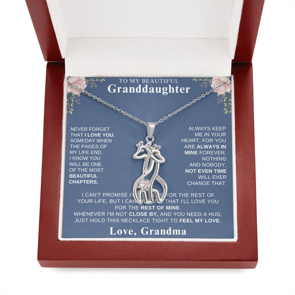 Granddaughter Necklace Gift Set - Sentimental Jewelry from Grandma