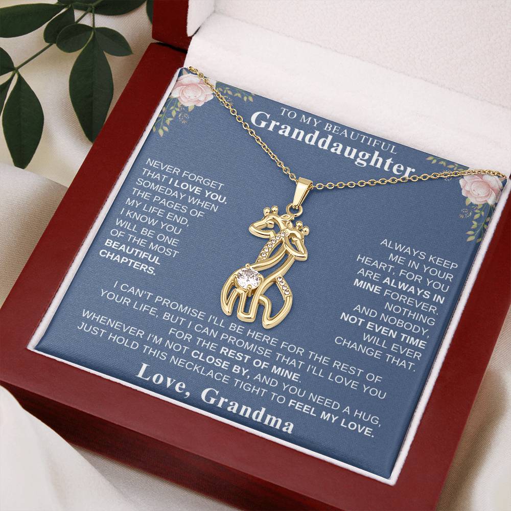 Granddaughter Necklace Gift Set - Sentimental Jewelry from Grandma