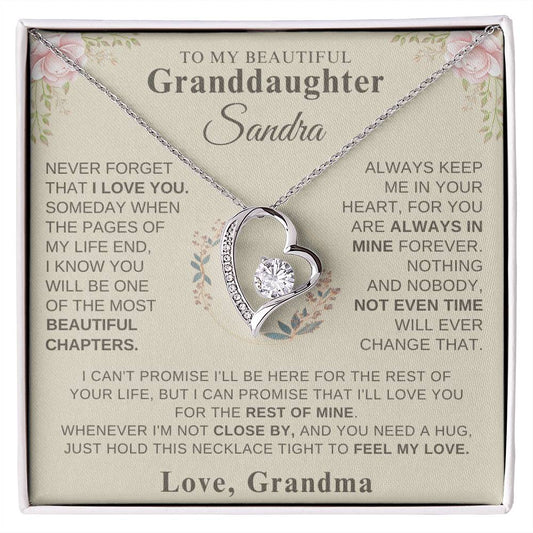 To My Beautiful Granddaughter - Forever Love Gift Set