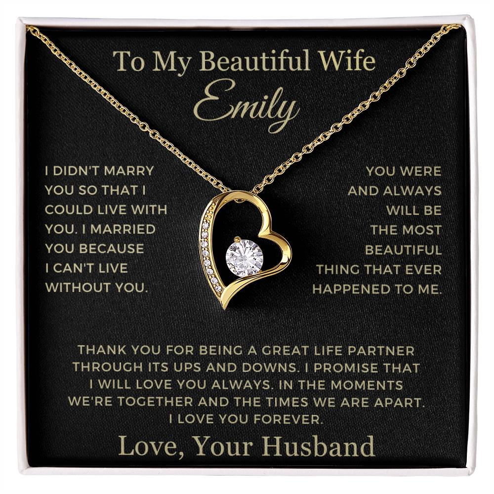 To My Beautiful Wife - Forever Love Gift Set