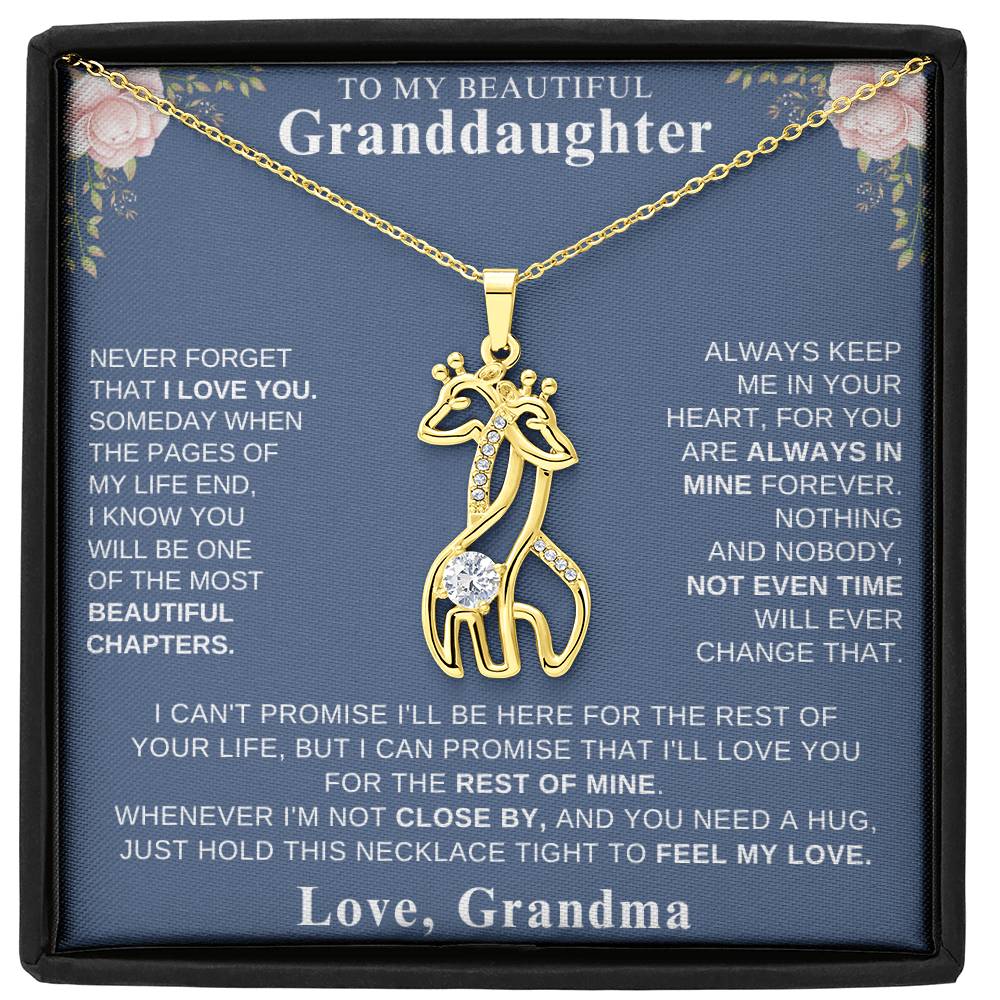 Granddaughter Necklace Gift Set - Sentimental Jewelry from Grandma