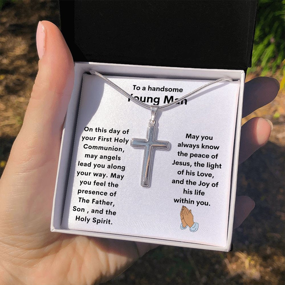 First Holy Communion Gifts for Boy, Communion Gifts Boy, Unique Catholic Gifts from Grandparents, Godson Gift - Stacy Style