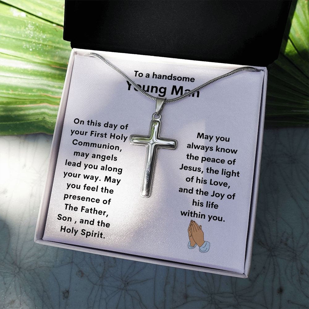 First Holy Communion Gifts for Boy, Communion Gifts Boy, Unique Catholic Gifts from Grandparents, Godson Gift - Stacy Style