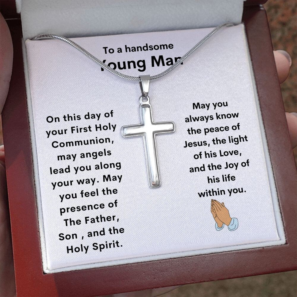 First Holy Communion Gifts for Boy, Communion Gifts Boy, Unique Catholic Gifts from Grandparents, Godson Gift - Stacy Style