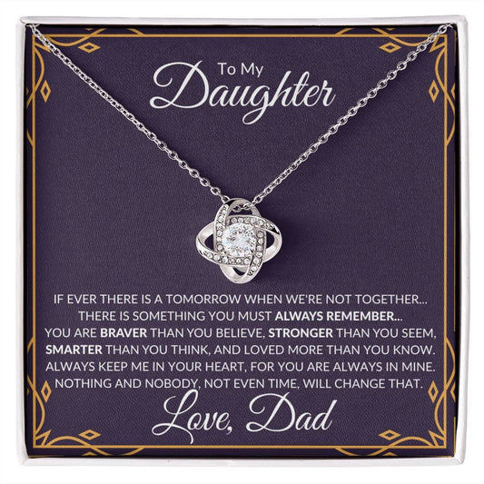 Gift For Daughter From Dad, Daughter Father Necklace, Daughter Gift From Dad, To My Daughter, Daughters Birthday, Unique, Grown Up Daughter - Stacy Style